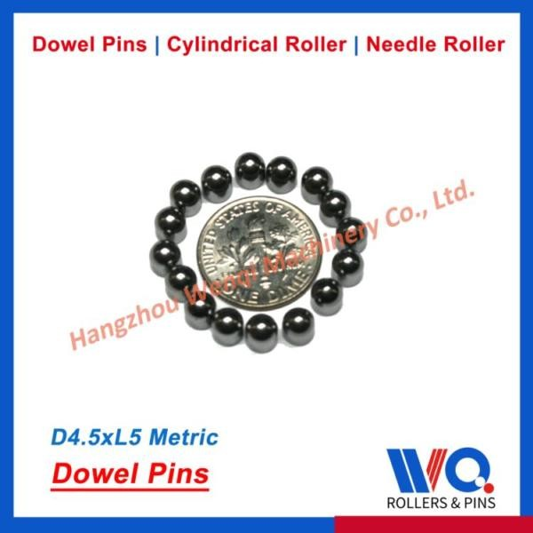 Spherical End Dowel Pins 4.5X5